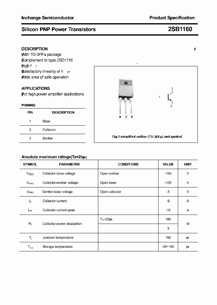 2SB1160_8066311.PDF Datasheet