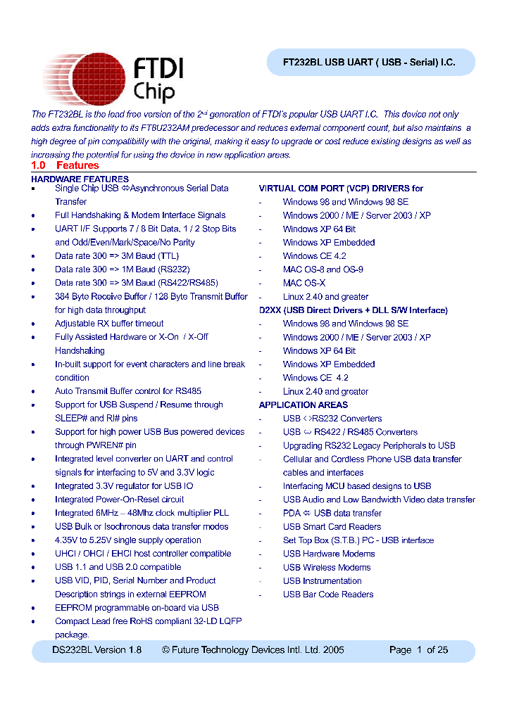 FT232BL_8077322.PDF Datasheet