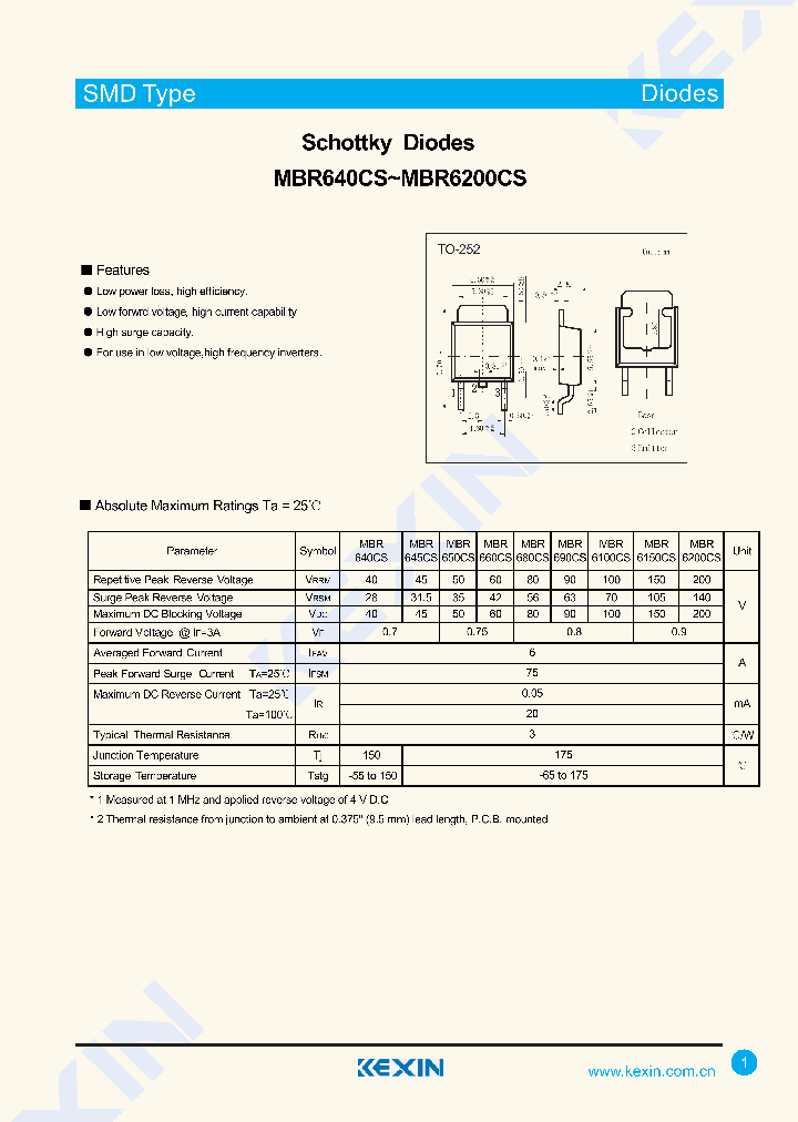 MBR650CS_8079293.PDF Datasheet