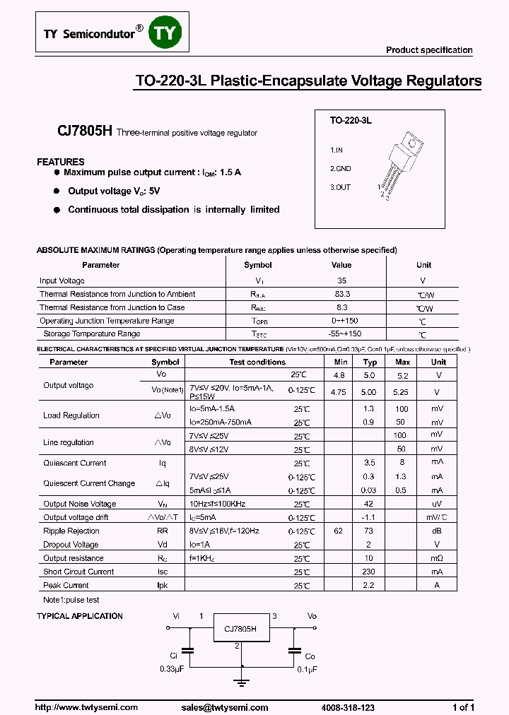 CJ7805H_8079830.PDF Datasheet