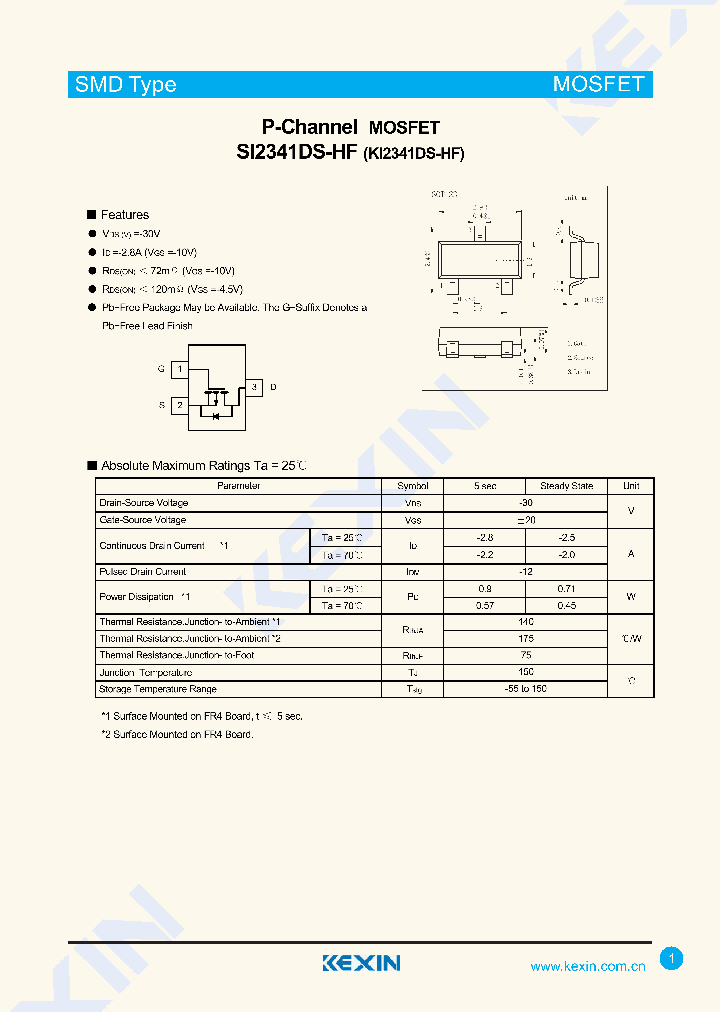 SI2341DS-HF_8081496.PDF Datasheet