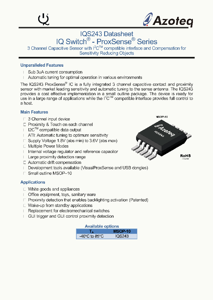 IQS243_8082629.PDF Datasheet