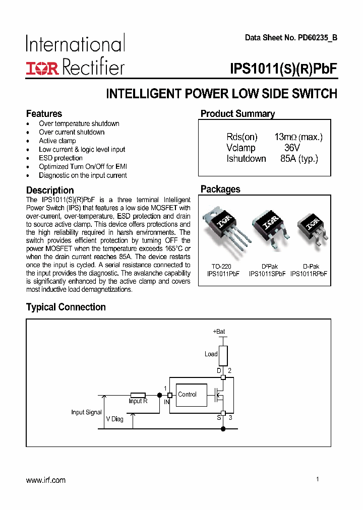 IPS1011_8086967.PDF Datasheet