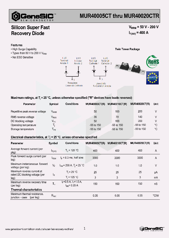 MUR40005CT_8088207.PDF Datasheet