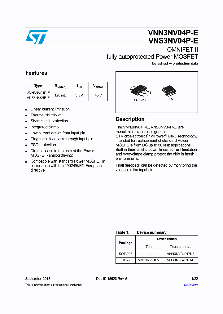 VNS3NV04P-E_8104624.PDF Datasheet