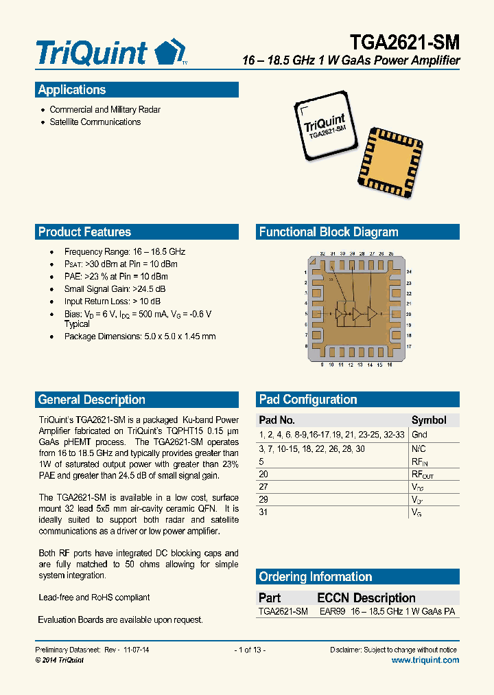 TGA2621-SM_8131561.PDF Datasheet