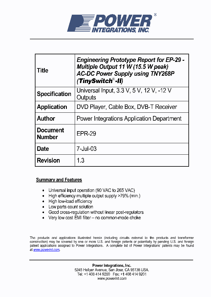 EPR-29_8133282.PDF Datasheet