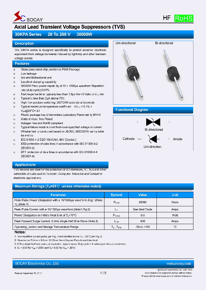 30KPA36A_8135979.PDF Datasheet