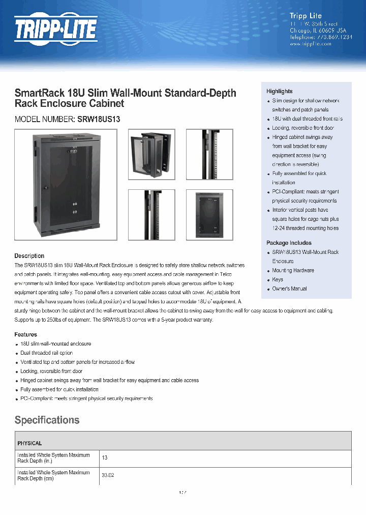 SRW18US13_8139799.PDF Datasheet