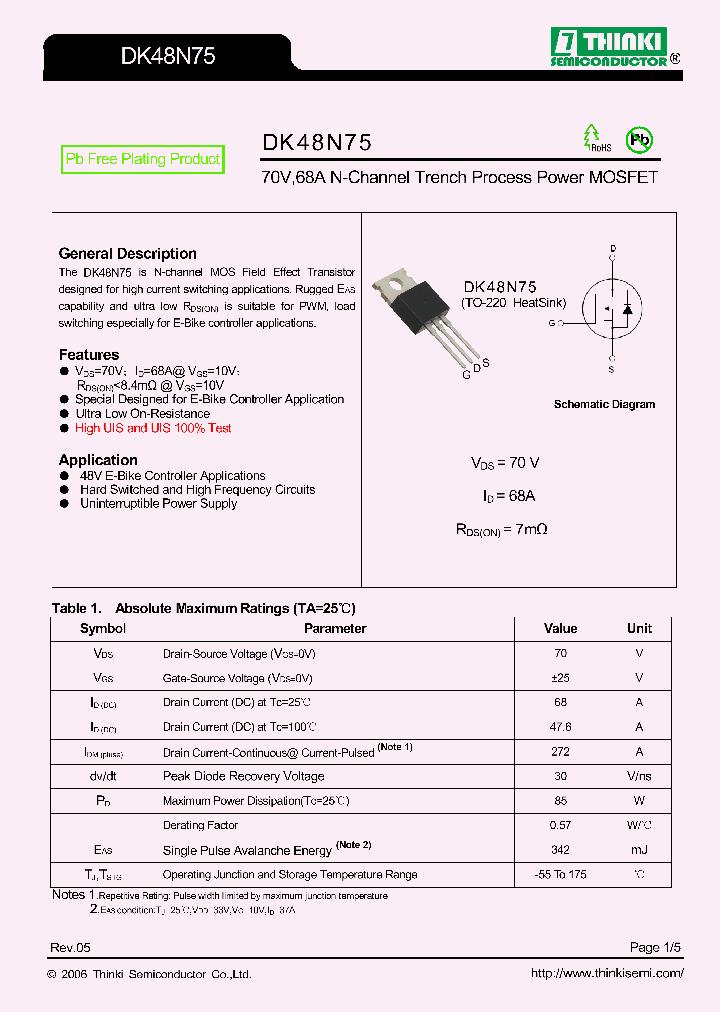 DK48N75_8147627.PDF Datasheet