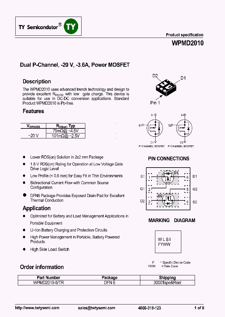 WPMD2010-6TR_8149681.PDF Datasheet