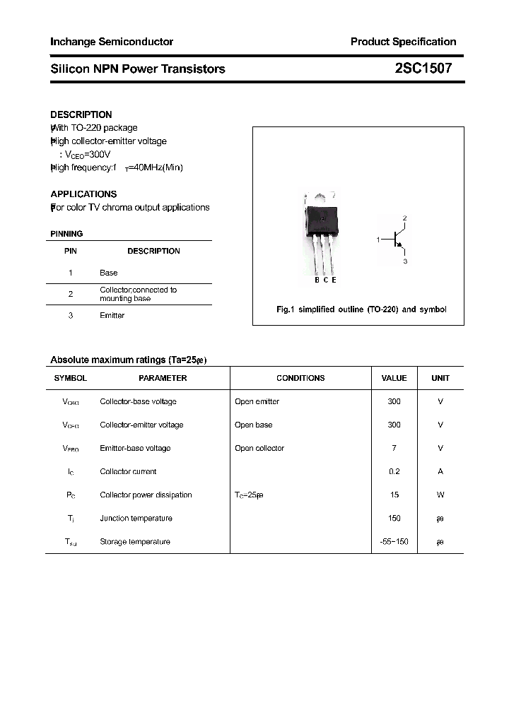 2SC1507_8149945.PDF Datasheet