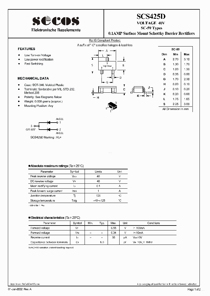 SCS425D_7824536.PDF Datasheet