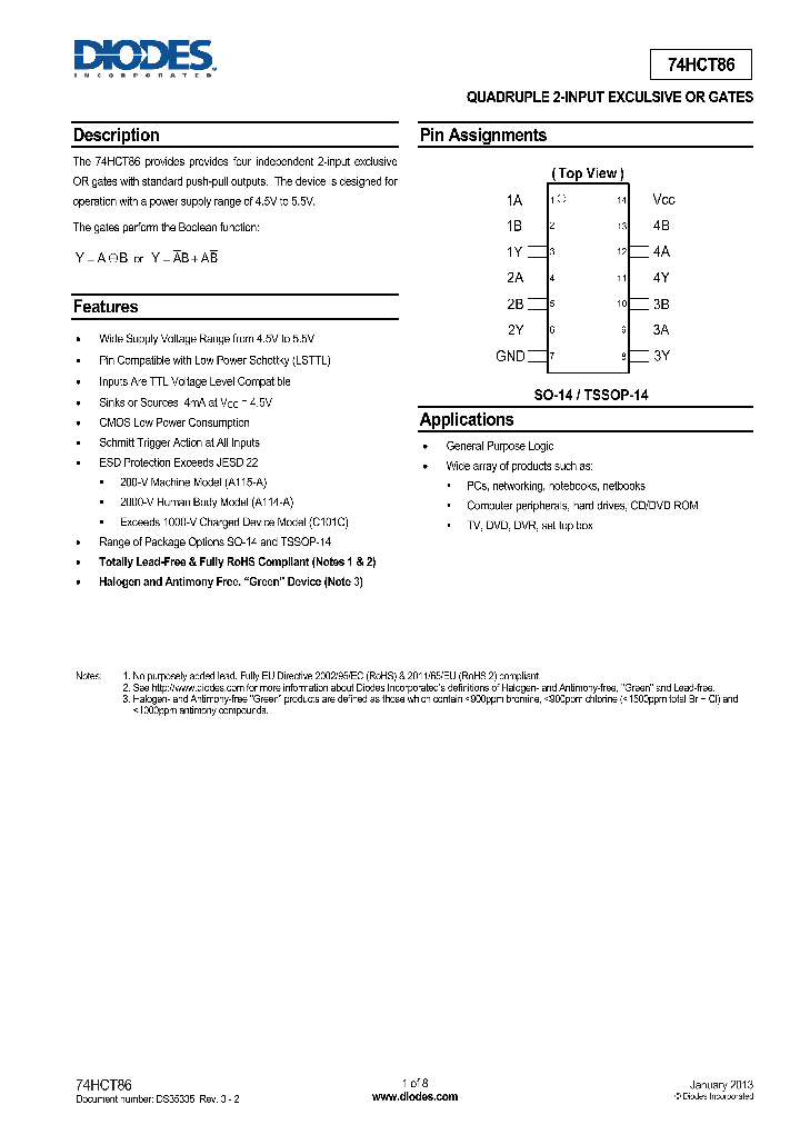 74HCT86_8155647.PDF Datasheet