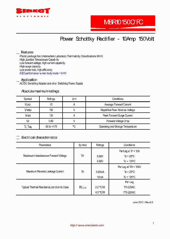 MBR10150C_8158990.PDF Datasheet