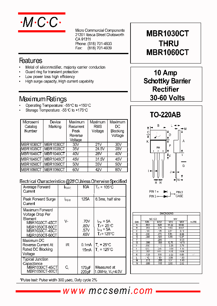 MBR1040CT_8162058.PDF Datasheet
