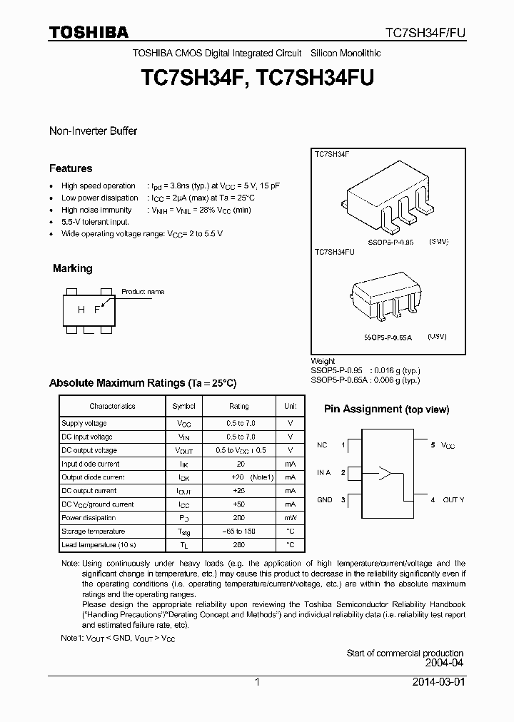 TC7SH34FU_8164137.PDF Datasheet