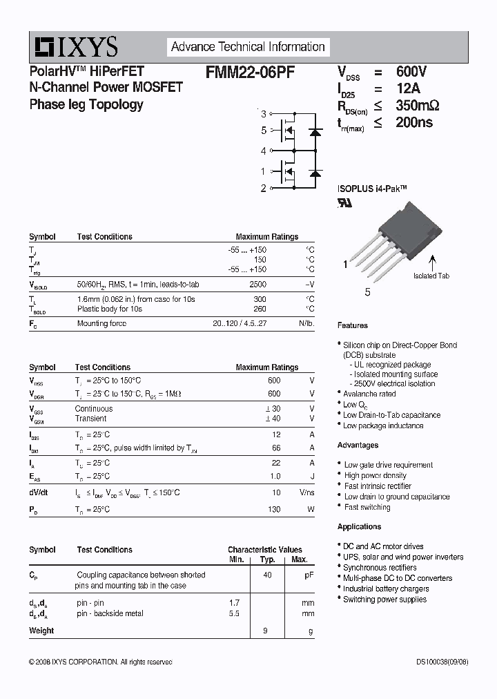 FMM22-06PF_8169108.PDF Datasheet