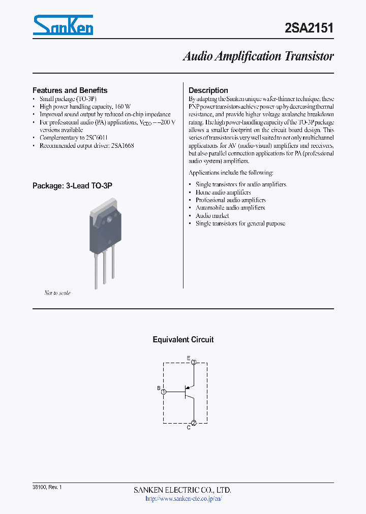 2SA2151_8169169.PDF Datasheet