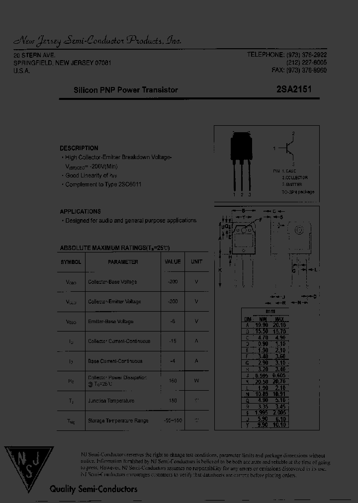 2SA2151_8169170.PDF Datasheet