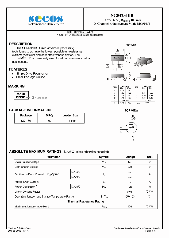 SGM2310B_8170294.PDF Datasheet