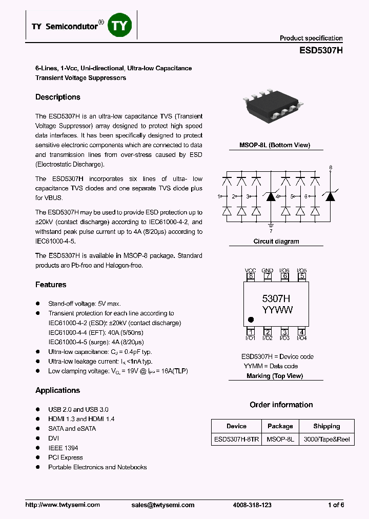 ESD5307H_8172747.PDF Datasheet