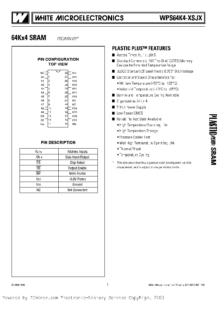 WPS64K4B-20SJM_8173167.PDF Datasheet