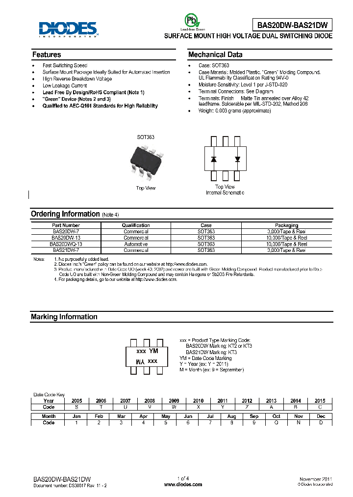 BAS20DWQ-13_8174400.PDF Datasheet