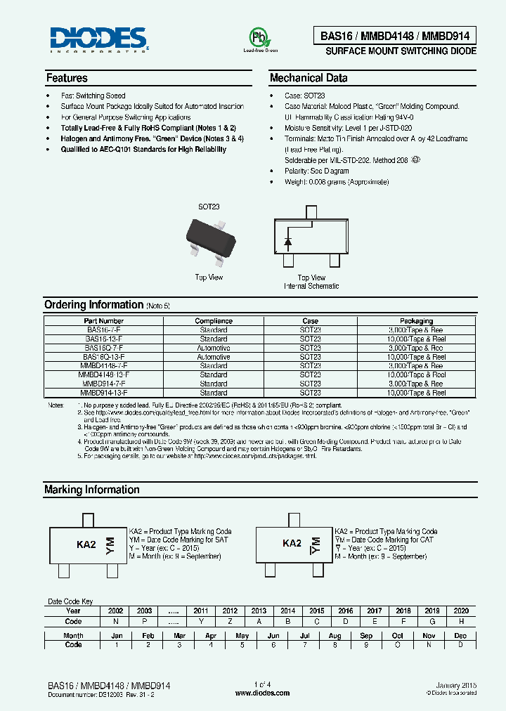 MMBD914-13-F_8174685.PDF Datasheet