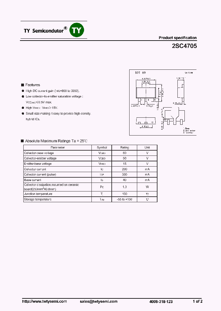 2SC4705_8176309.PDF Datasheet