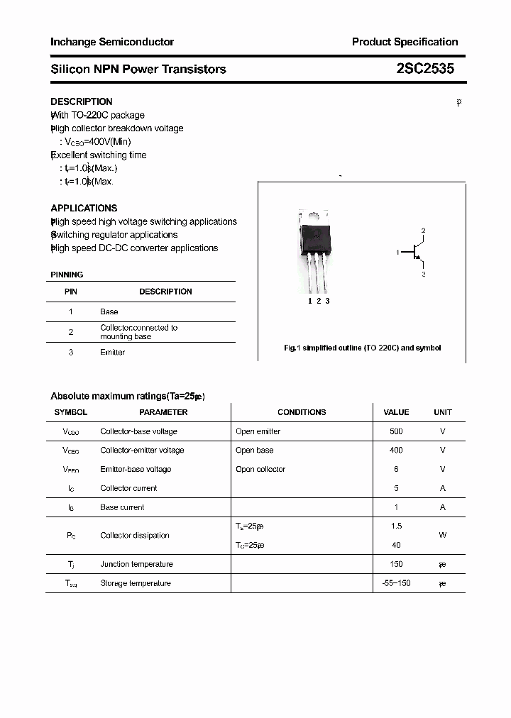 2SC2535_8176683.PDF Datasheet