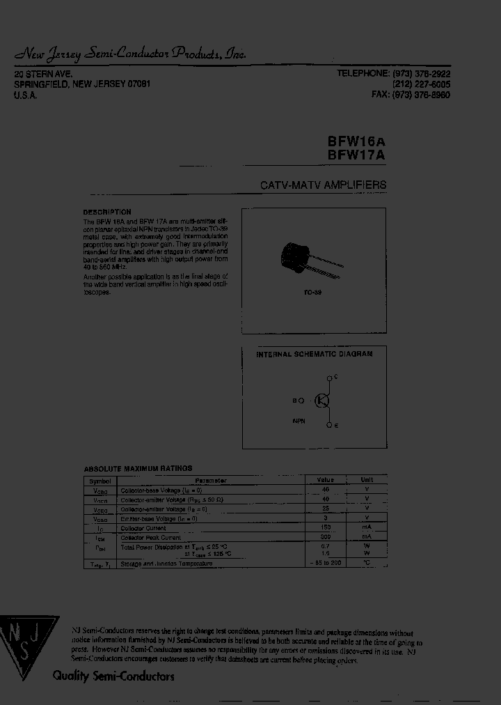 BFW16A_8186711.PDF Datasheet