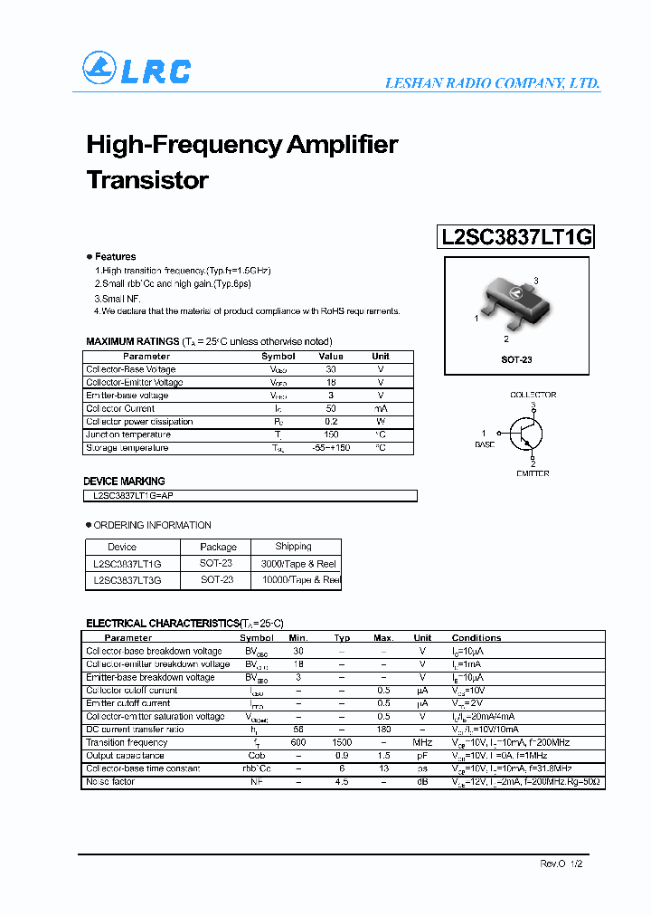 L2SC3837LT1G_8187306.PDF Datasheet