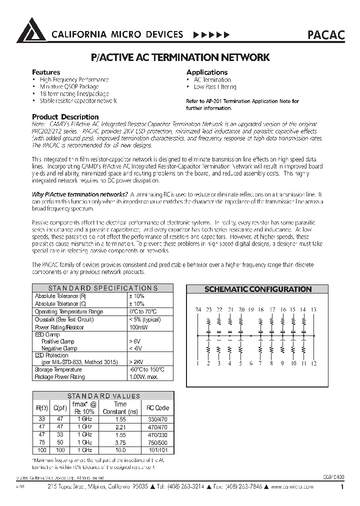 PAC101AQT_8198880.PDF Datasheet