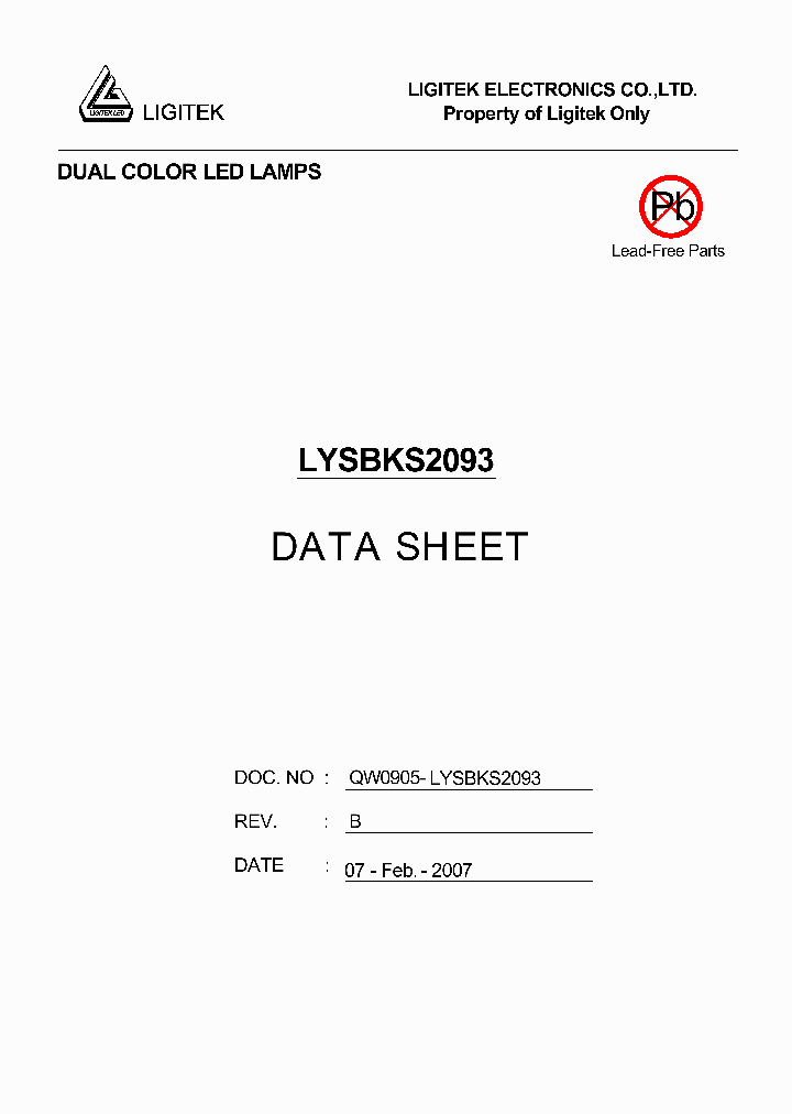 LYSBKS2093_8201869.PDF Datasheet
