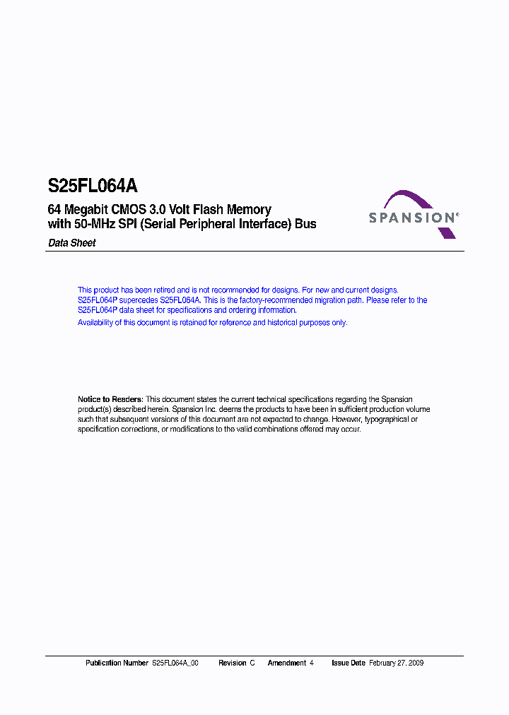 S25FL064A0LMFI000_8203195.PDF Datasheet