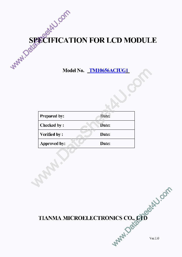 TM10656ACIUG1_7831688.PDF Datasheet