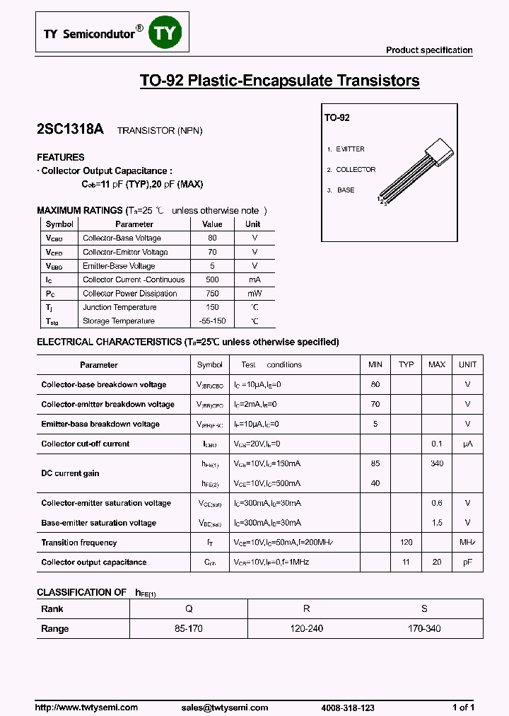 2SC1318A_8205622.PDF Datasheet