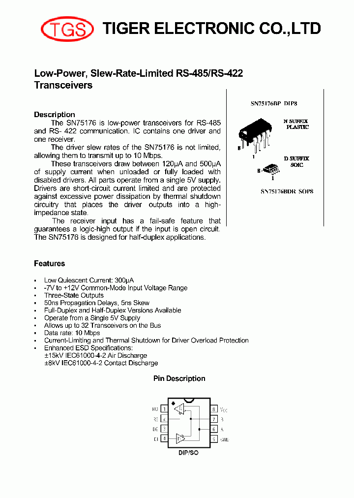 SN75176BDR_8207891.PDF Datasheet