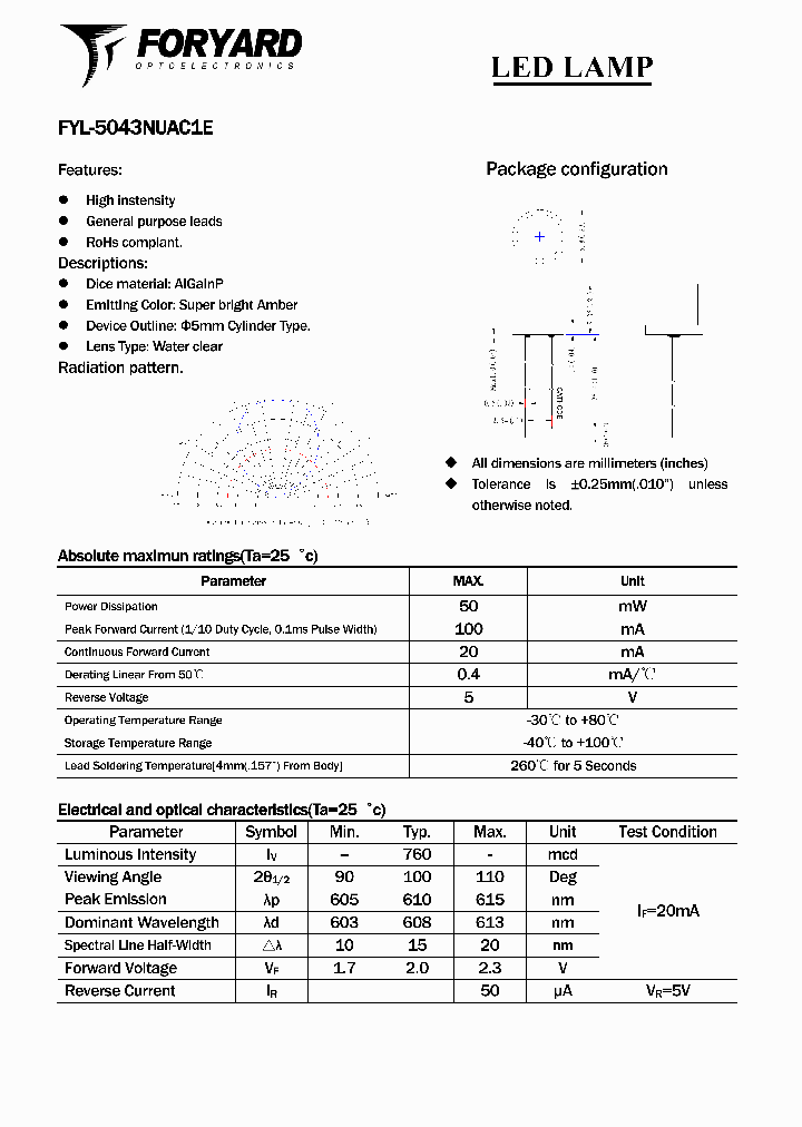 FYL-5043NUAC1E_8209340.PDF Datasheet