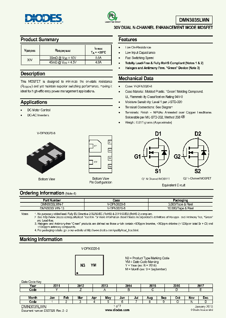 DMN3035LWN-7_8211880.PDF Datasheet