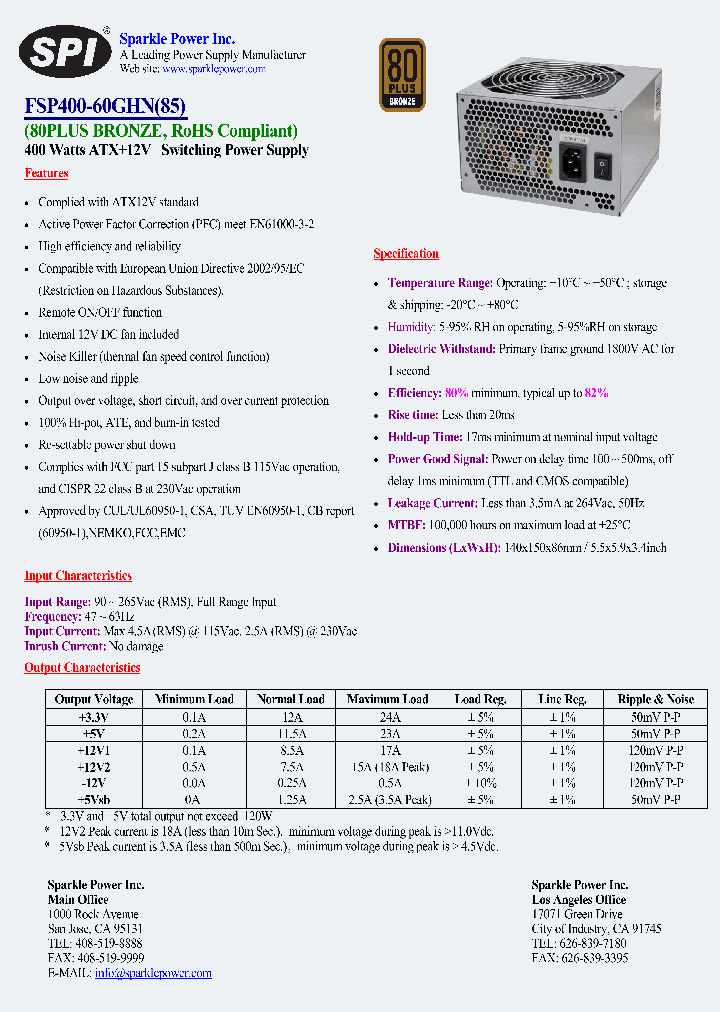 FSP400-60GHN85_8212345.PDF Datasheet