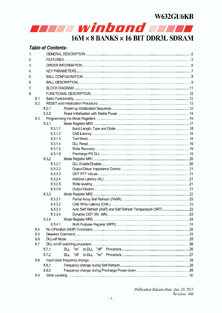 W632GU6KB_8213761.PDF Datasheet