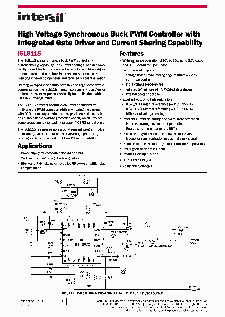 ISL8115_8215374.PDF Datasheet