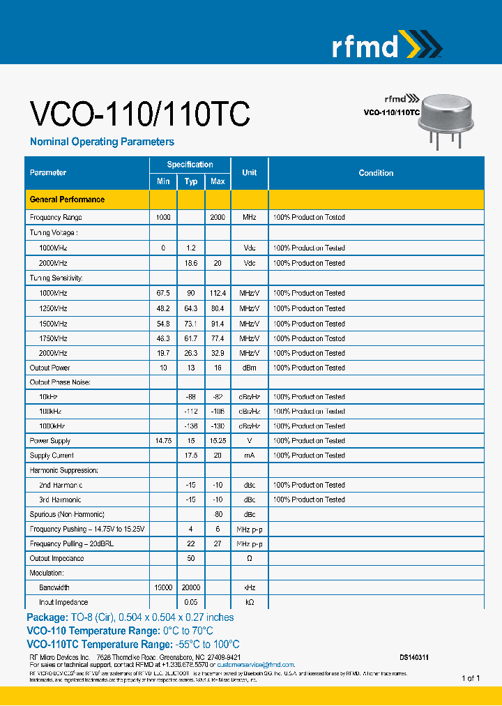 VCO-110TC_8216420.PDF Datasheet