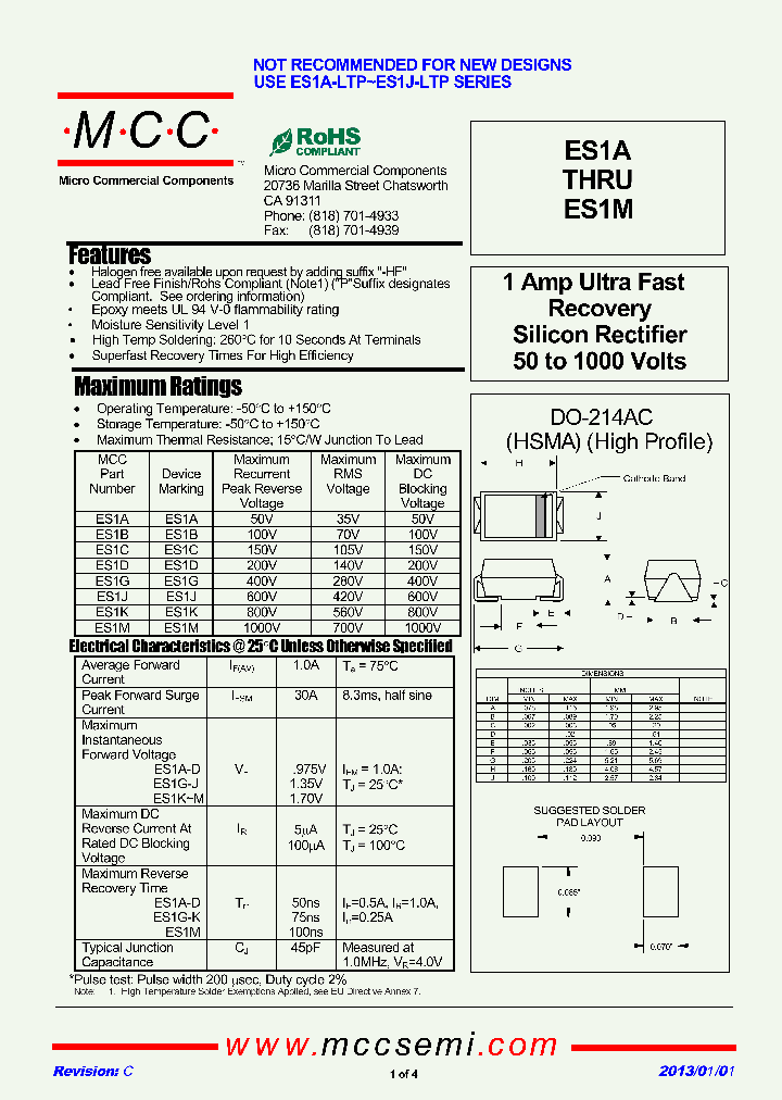 ES1M_8216832.PDF Datasheet