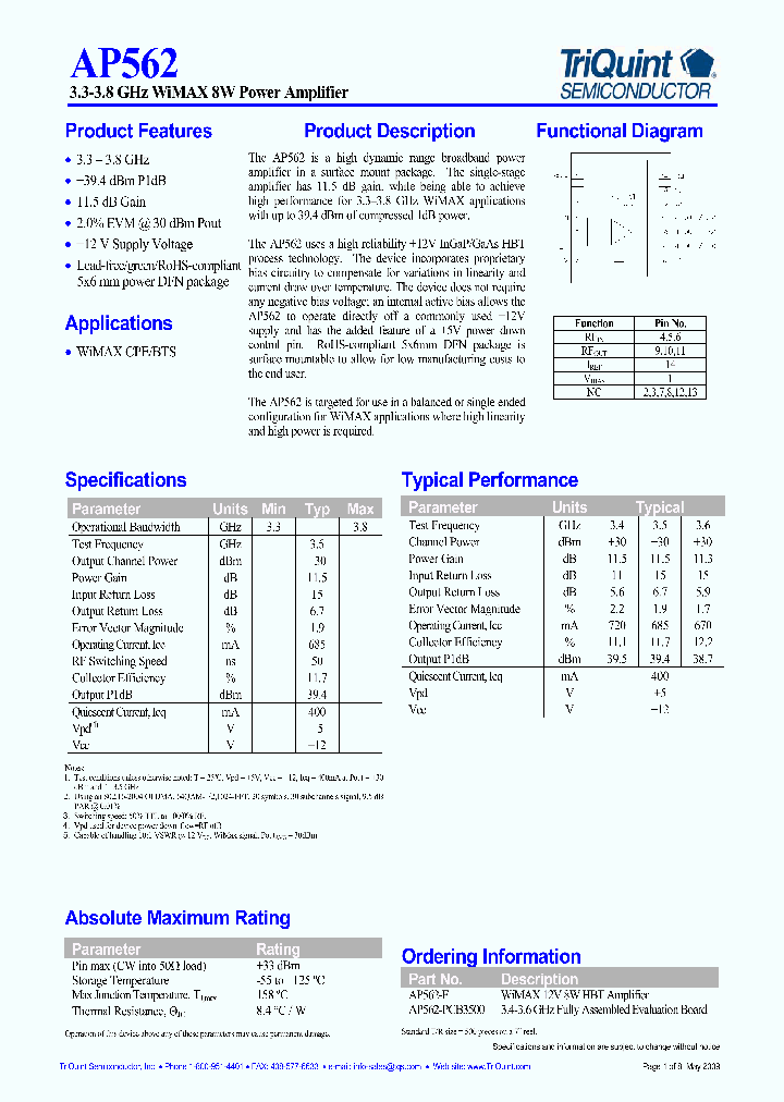 AP562-PCB3500_8219206.PDF Datasheet