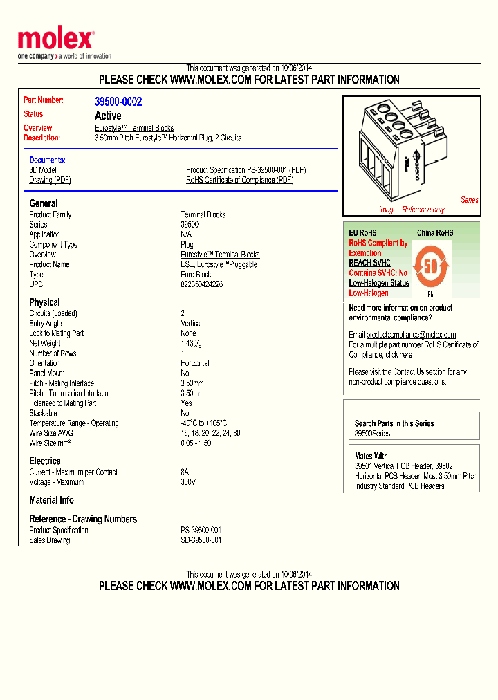 39500-0002_8219650.PDF Datasheet