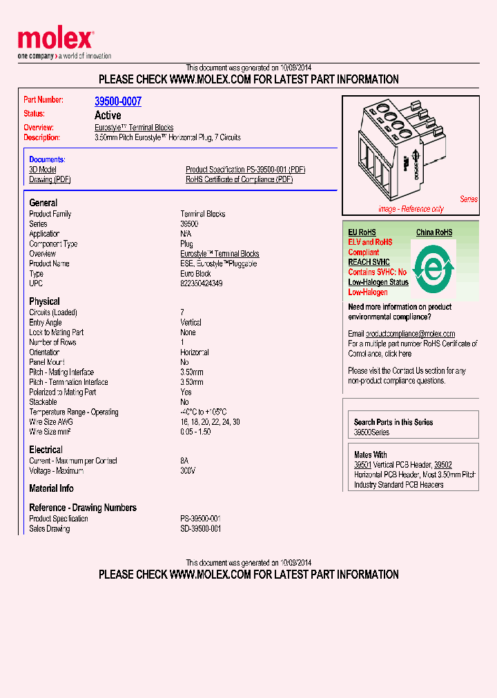 39500-0007_8219655.PDF Datasheet