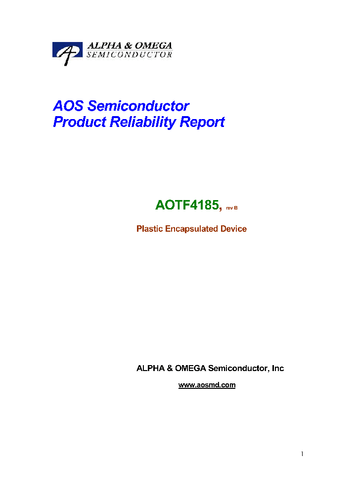 AOTF4185_8219595.PDF Datasheet